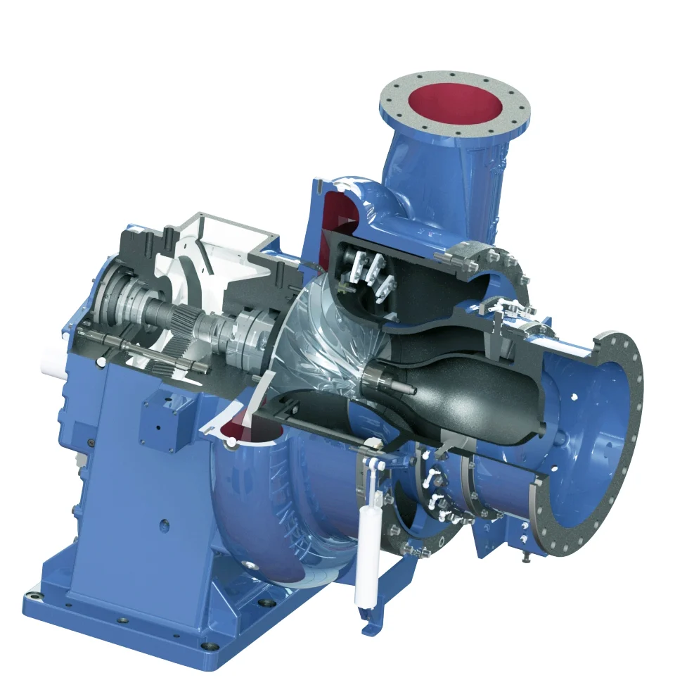 Diagrama de componentes y partes del soplador centrífugo TCH25 Continental Blowers